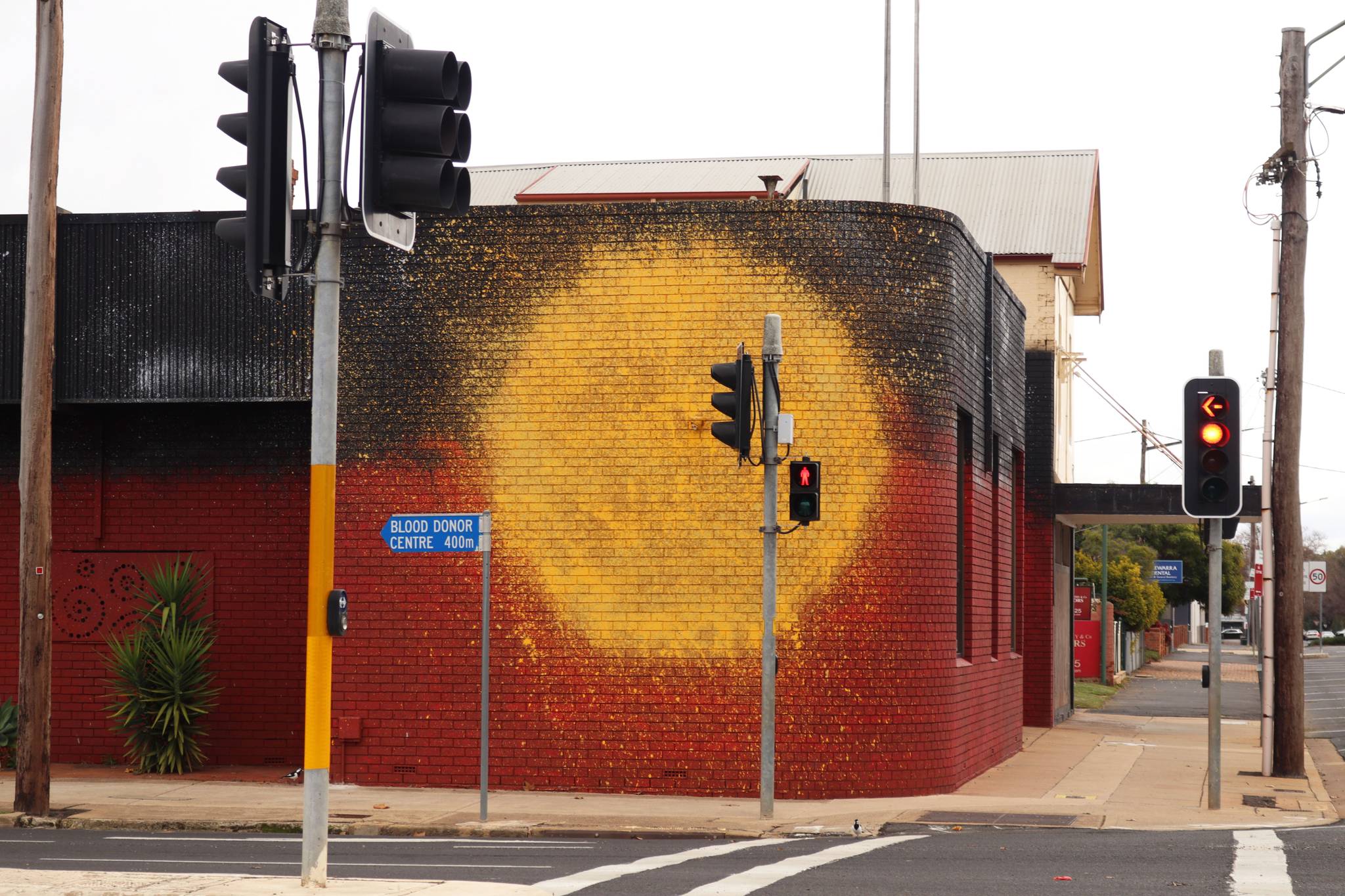 Jason Wing, Maddie Gibbs&mdash;Aboriginal Mural