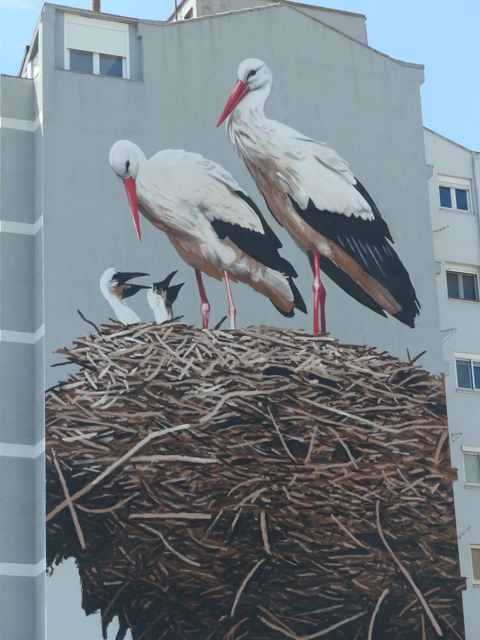 Oriol Arumi&mdash;El mural de las cigüeñas