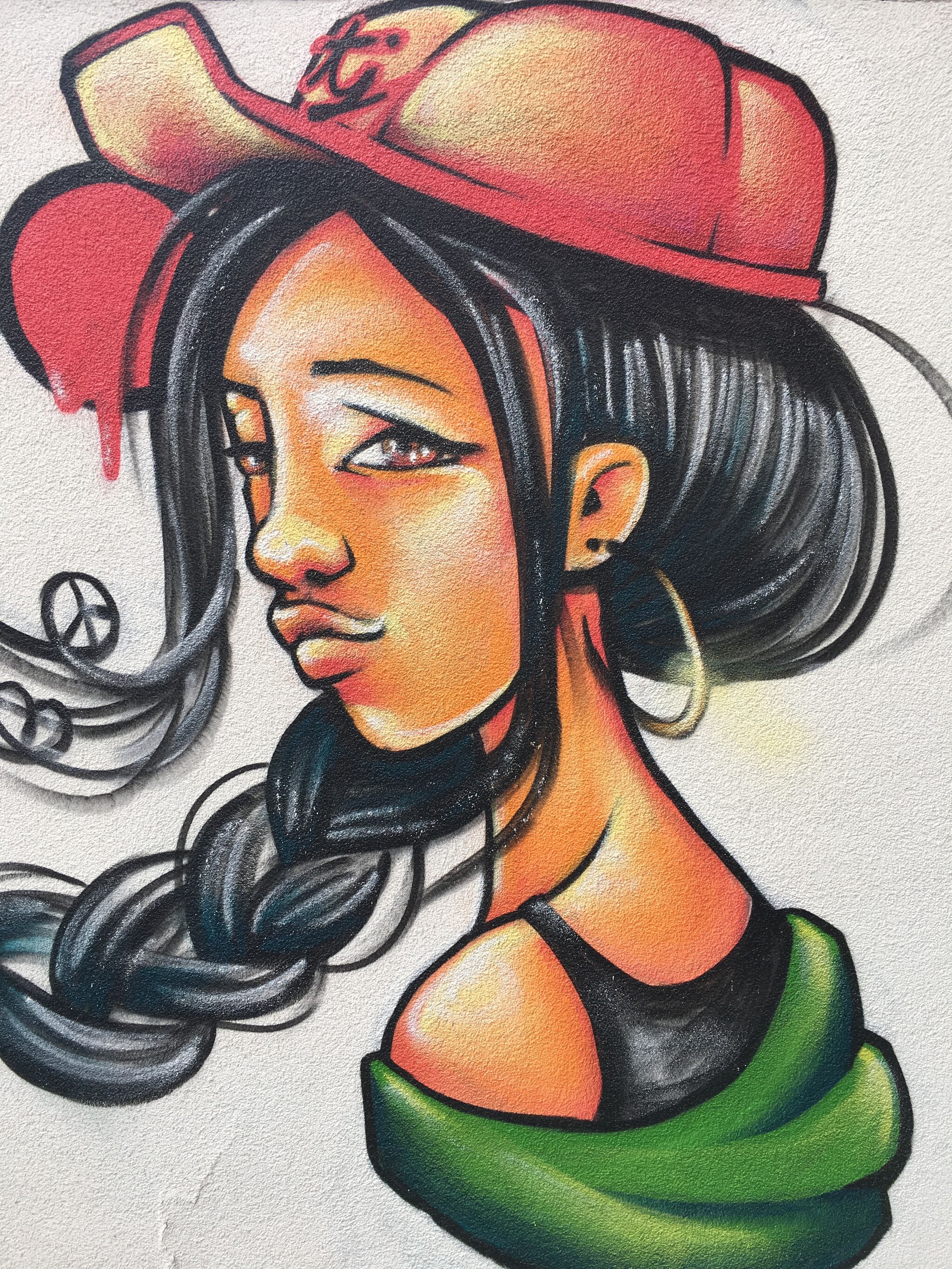graffiti girl characters sketches