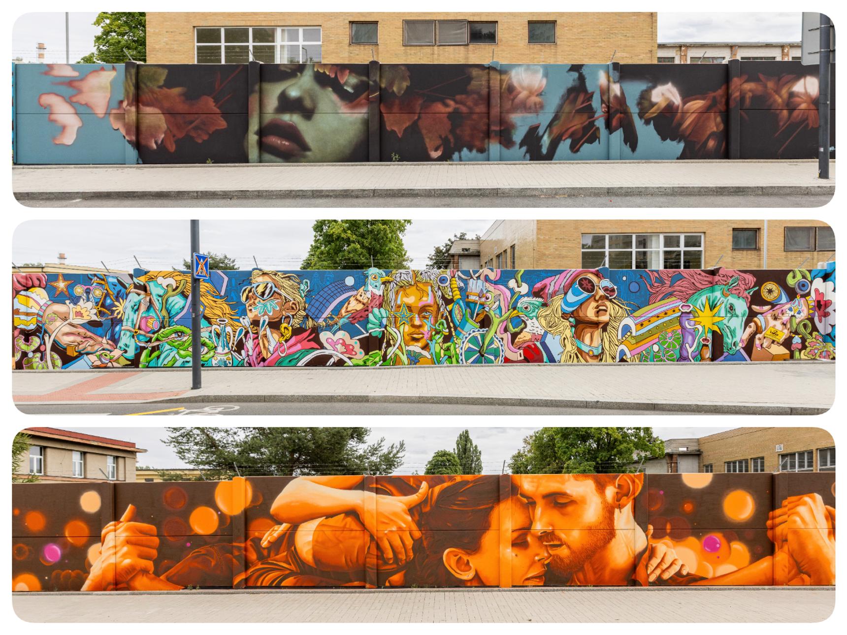 —Mural Ruzyně – Krása města v pohybu (City Beauty in Motion)