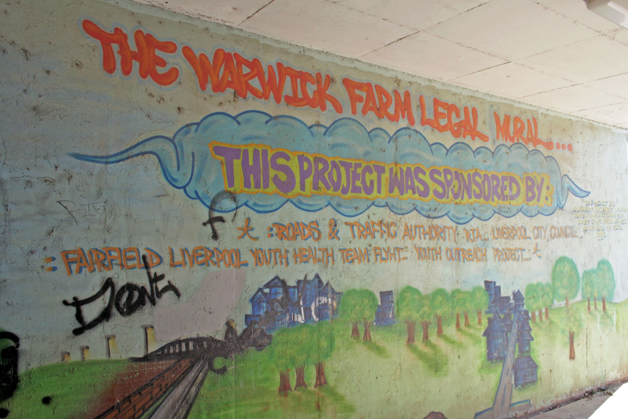 &mdash;Warwick Farm Legal Mural