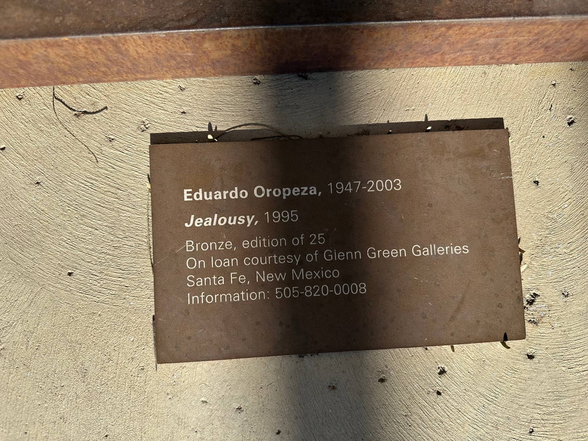 Eduardo Oropeza&mdash;Jealousy (Celosia) (/10), 1995