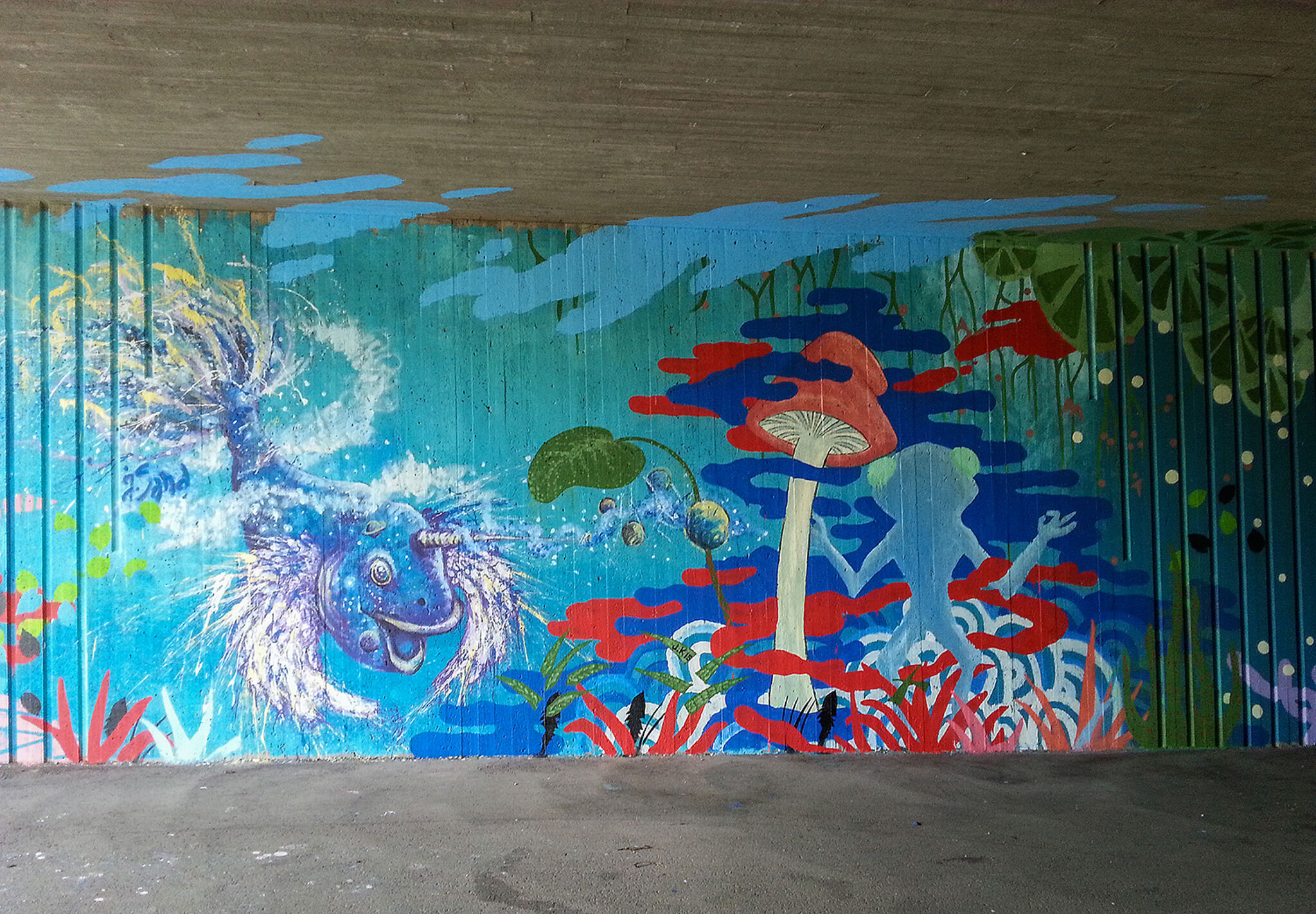 Street Art Vantaa&mdash;Open workshop tunnel for residents