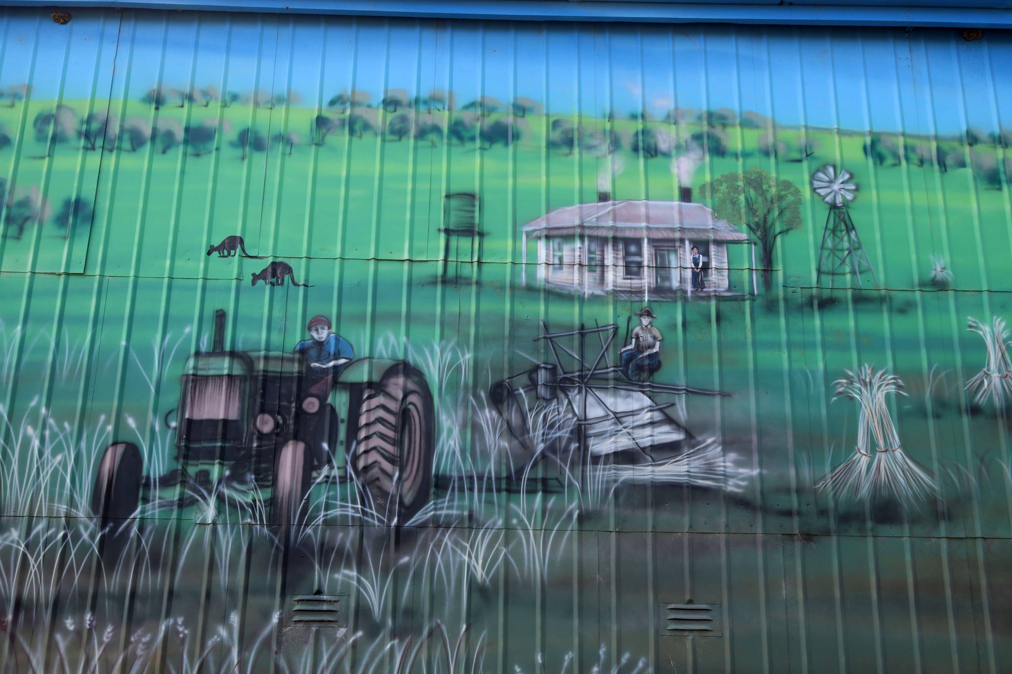 Simon White&mdash;Quandialla Mural