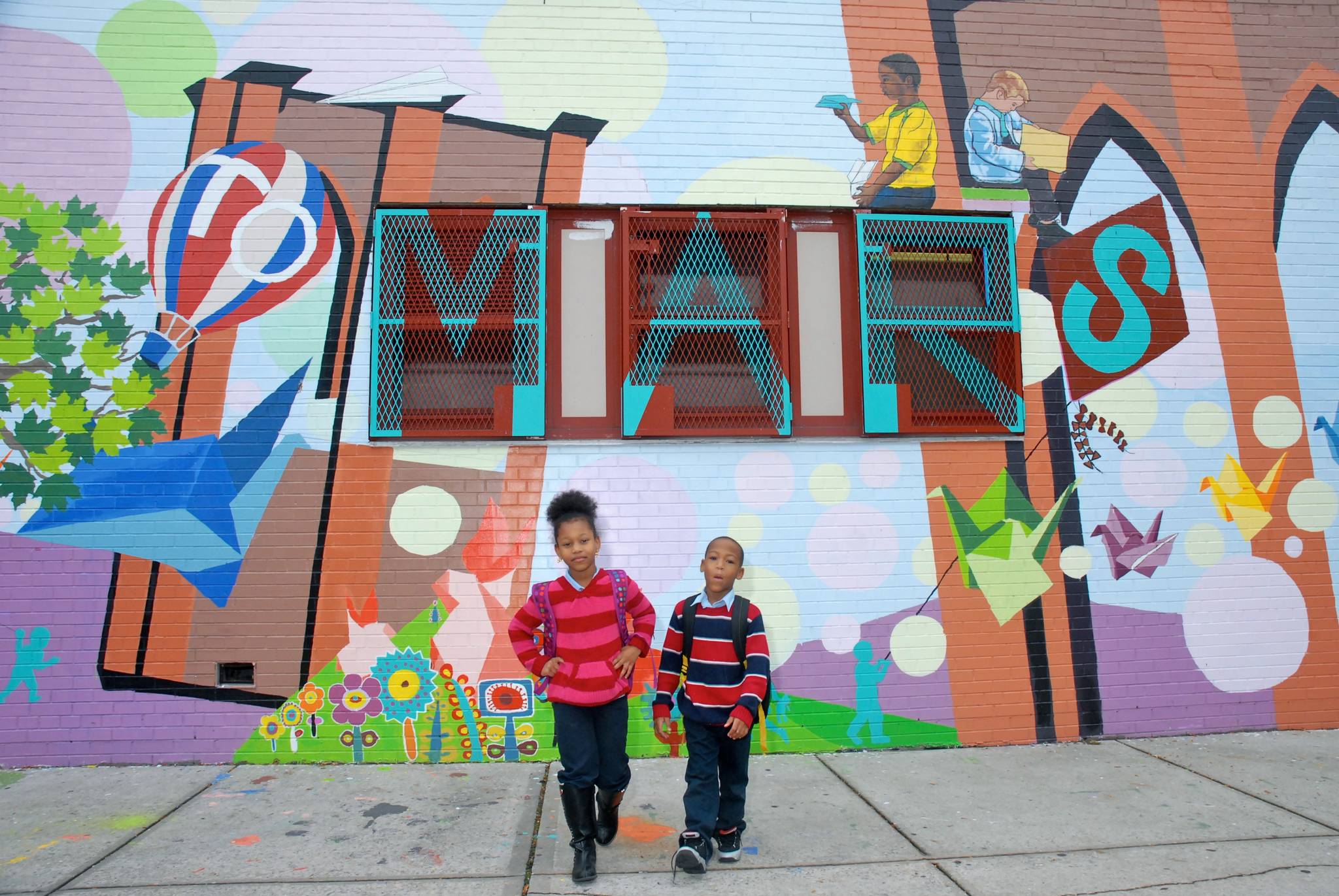 CITYarts, Pansum Cheng, Groundwork Youth, PS 328 Students&mdash;Red Road to Mars