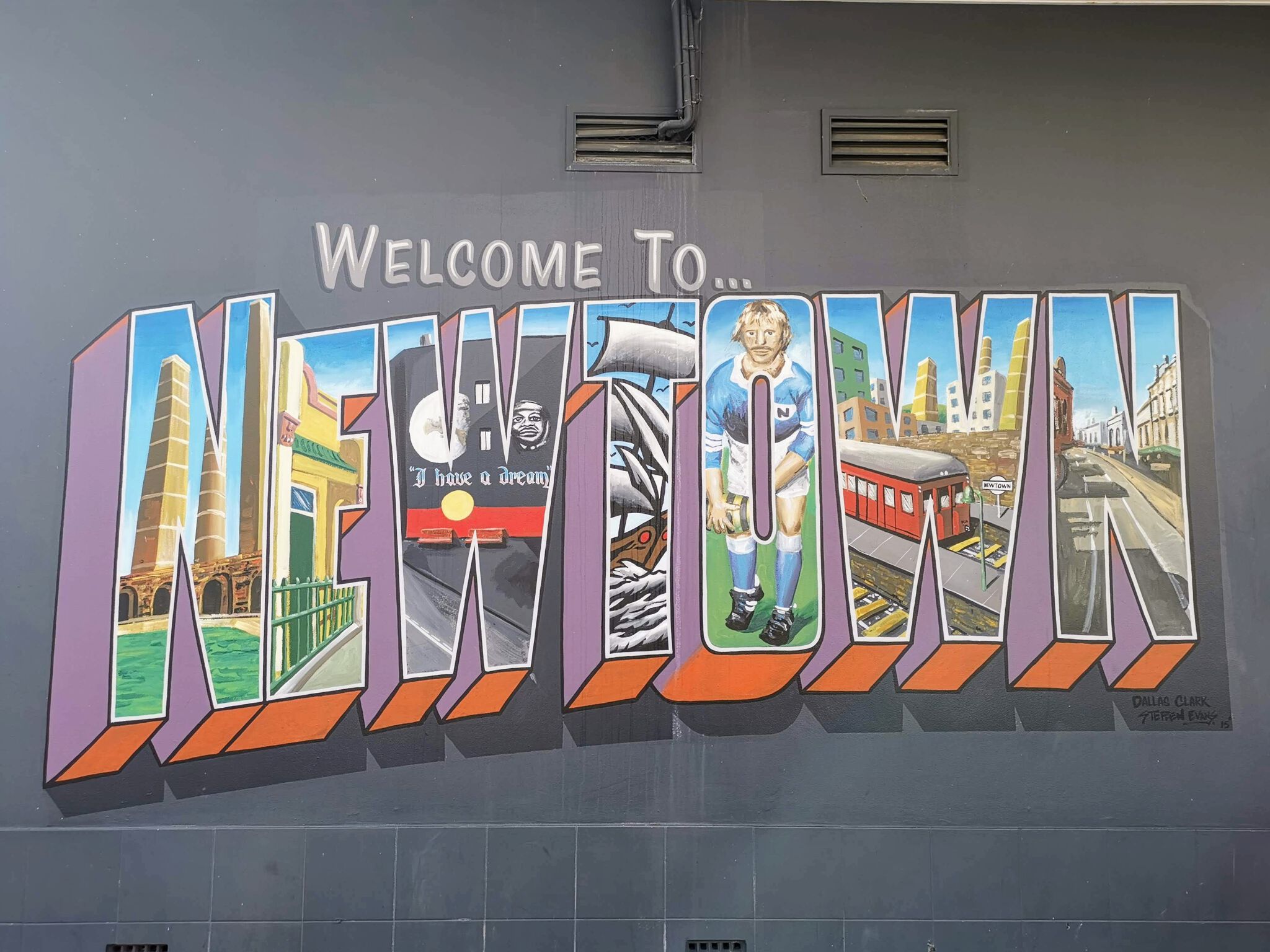 Days One, Stephen Evans&mdash;Postcard from Newtown