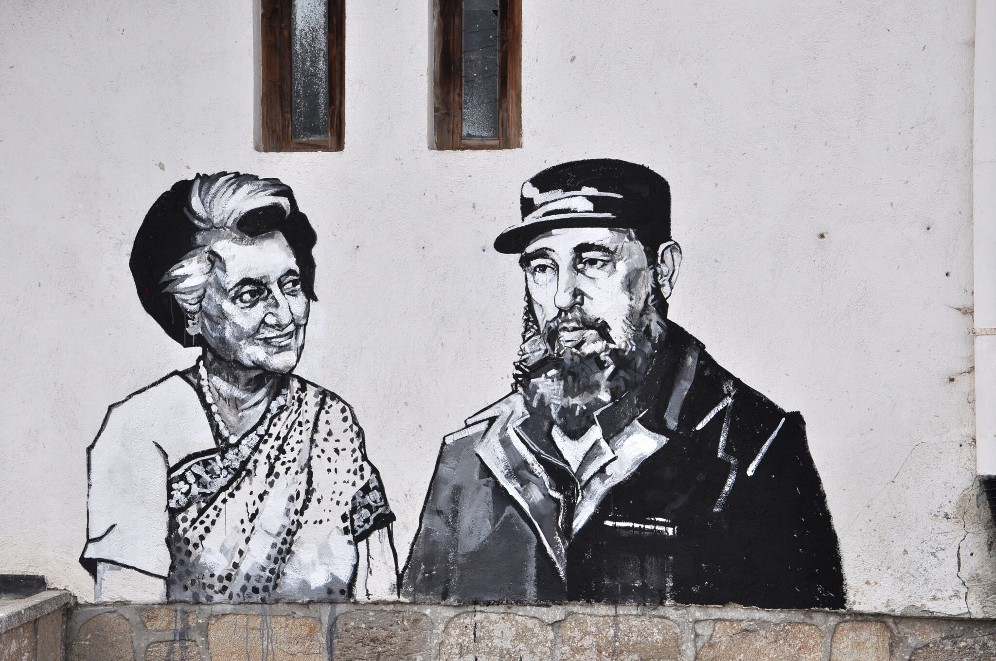 Ventzi Piriankov, Katarzyna Piriankov&mdash;Indira Gandhi and Fidel Castro