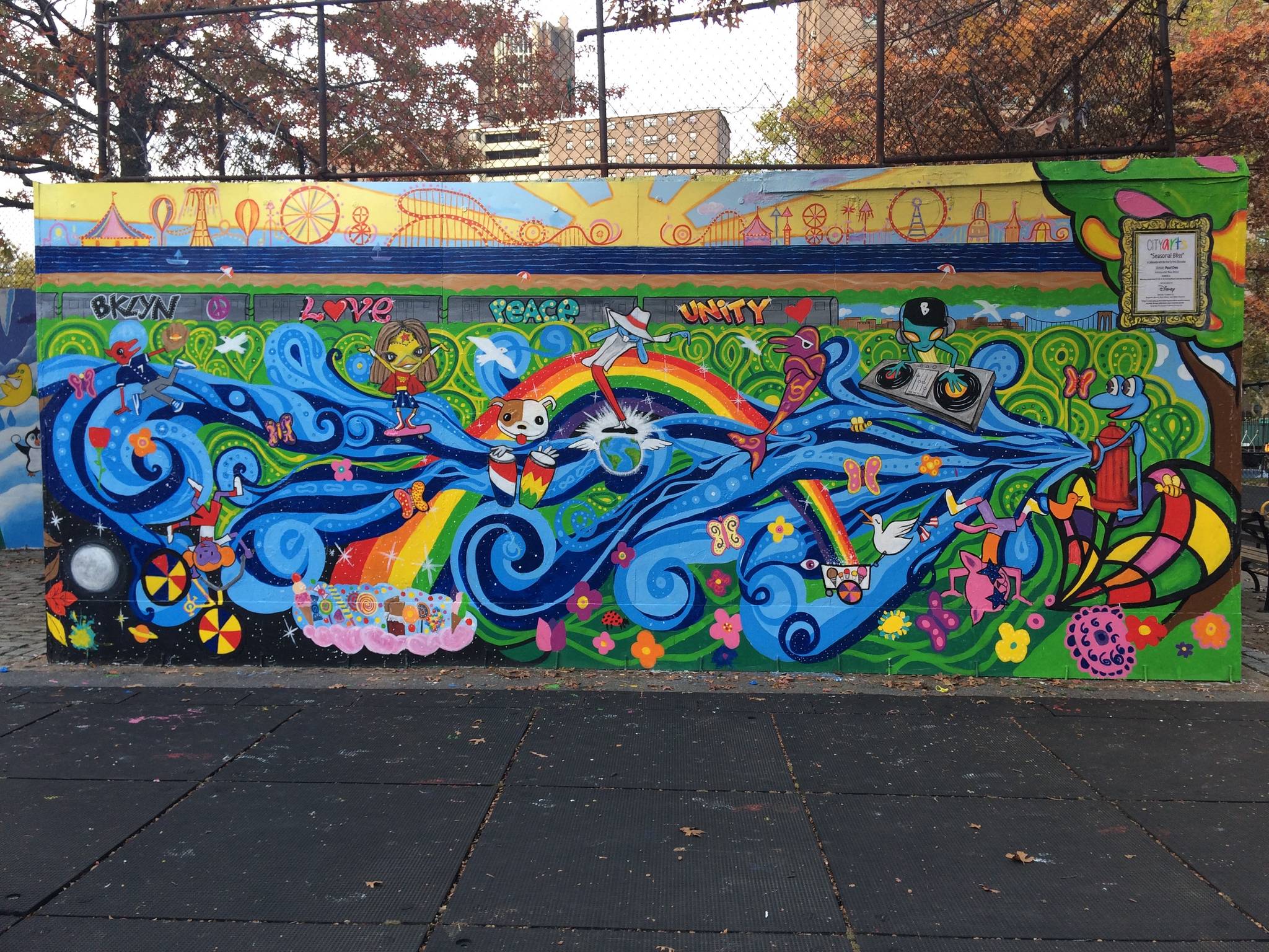 CITYarts, Williamsburg Charter High School students,  Paul Deo, Minaa Mohsin, P.S. 120&mdash;Seasonal Bliss