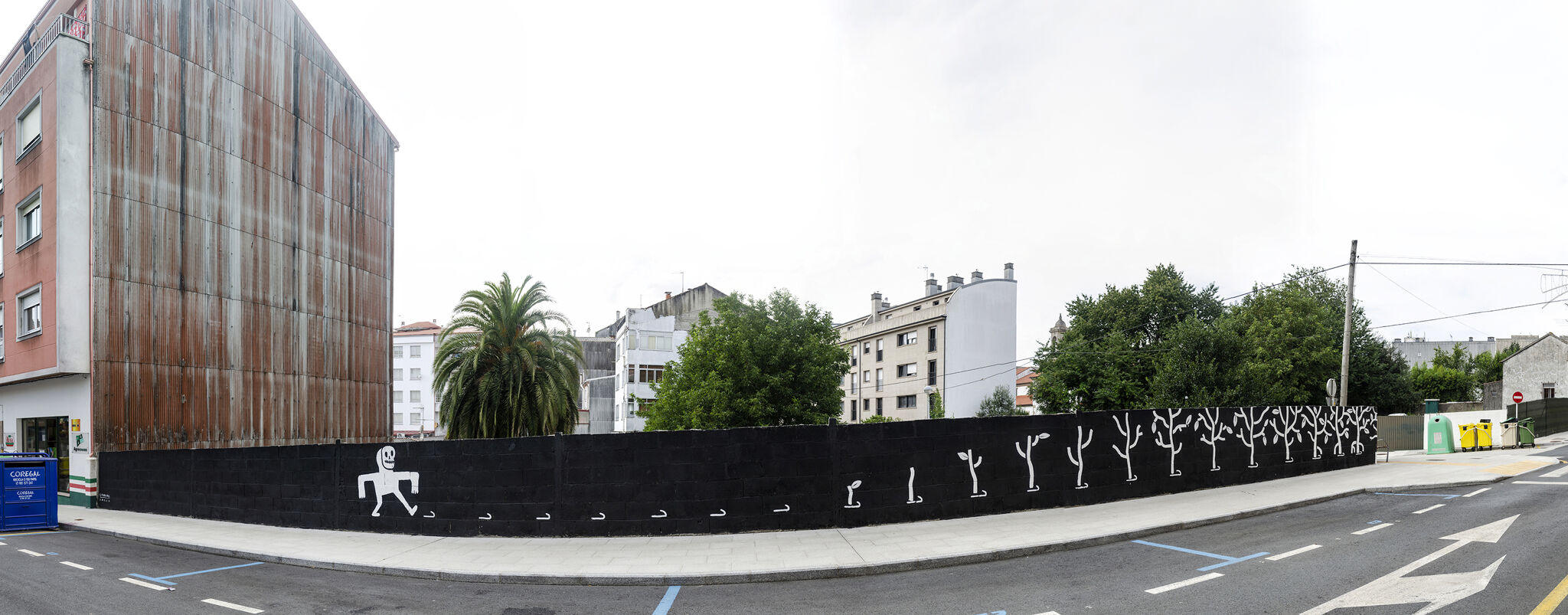 Leandro Barea&mdash;Wall by LEANDRO BAREA for DESORDES CREATIVAS 2019 in Ordes (Galicia-Spain)