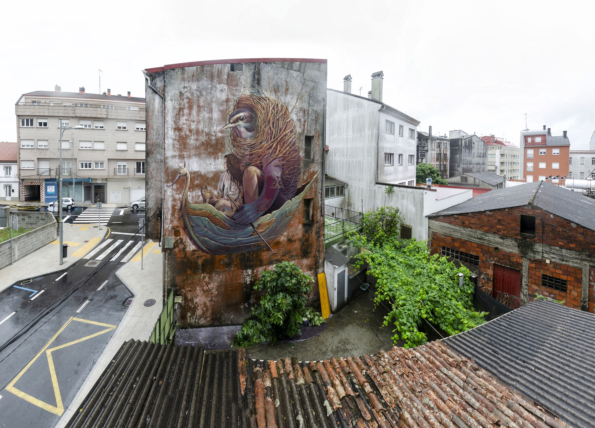 Alegria del Prado&mdash;Wall by ALEGRÍA DEL PRADO for DESORDES CREATIVAS 2019 (Ordes, Galicia-Spain)