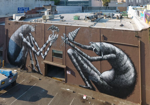 Phlegm's contribution to Wide Open Walls