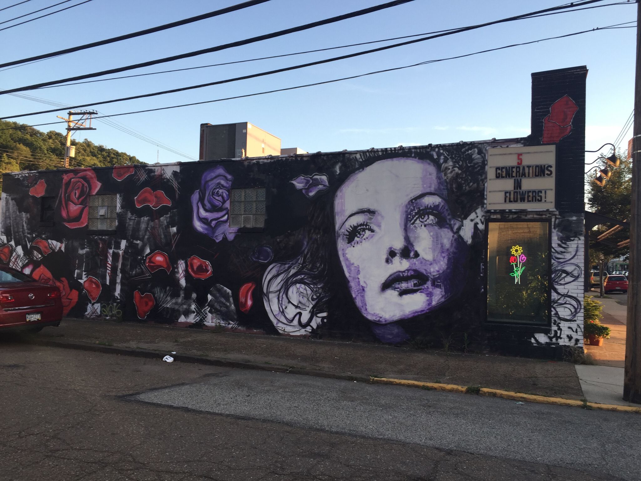 Jeremy Raymer&mdash;Gene Tierney Mural