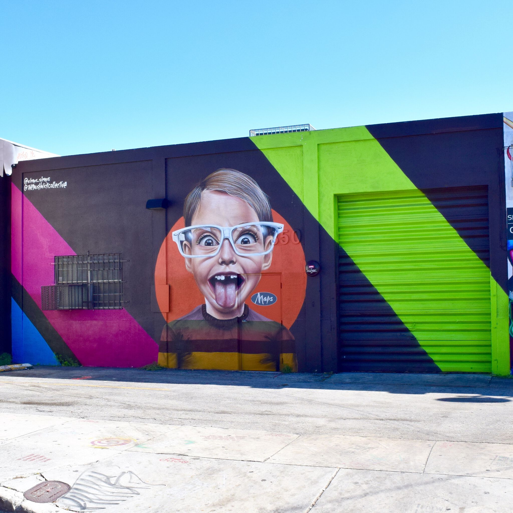 Sipros, Bushwick Collective&mdash;The Newest Wall by Sipros in Miami