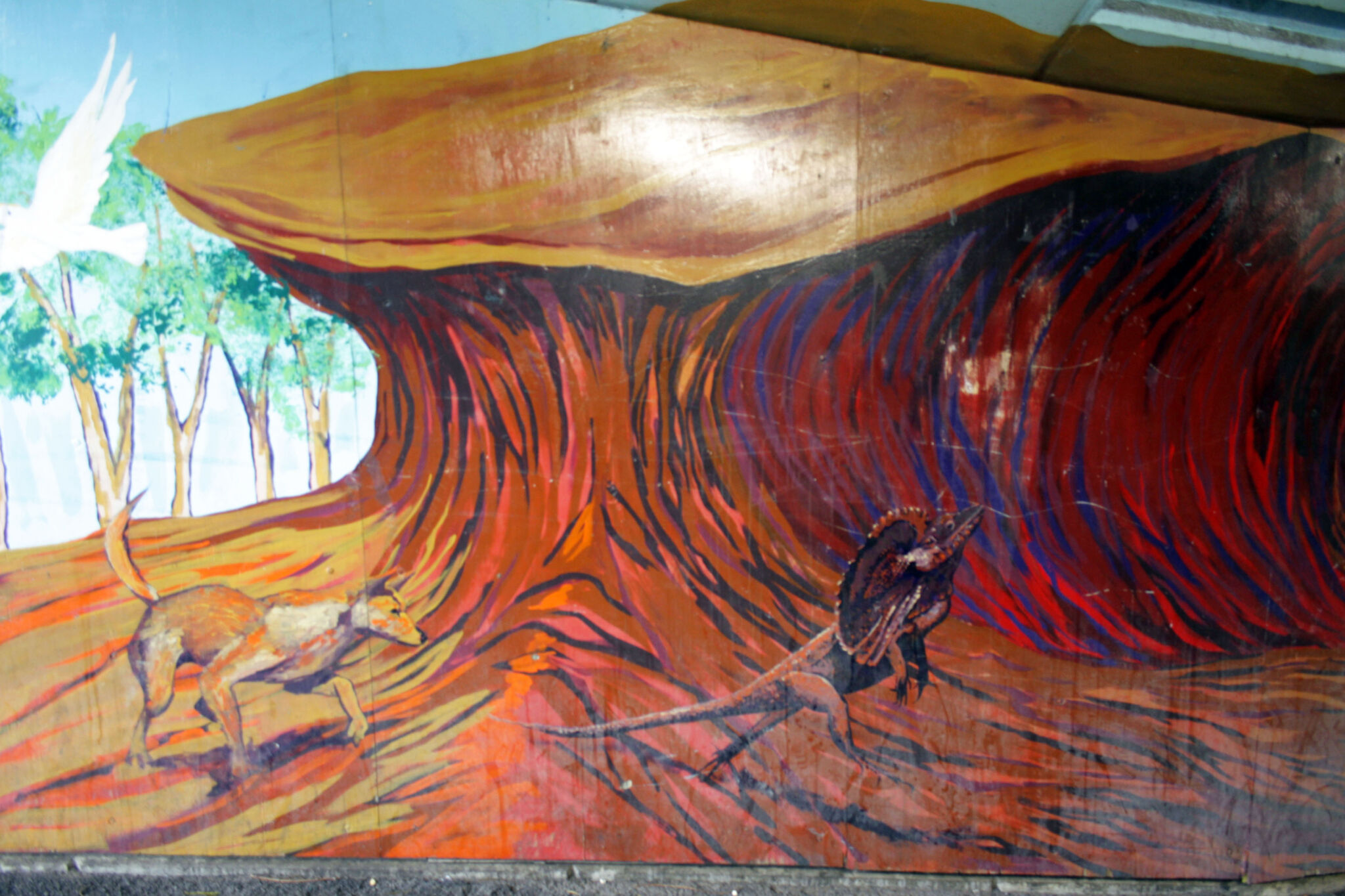 Rodney Monk&mdash;Guildford Underpass Mural