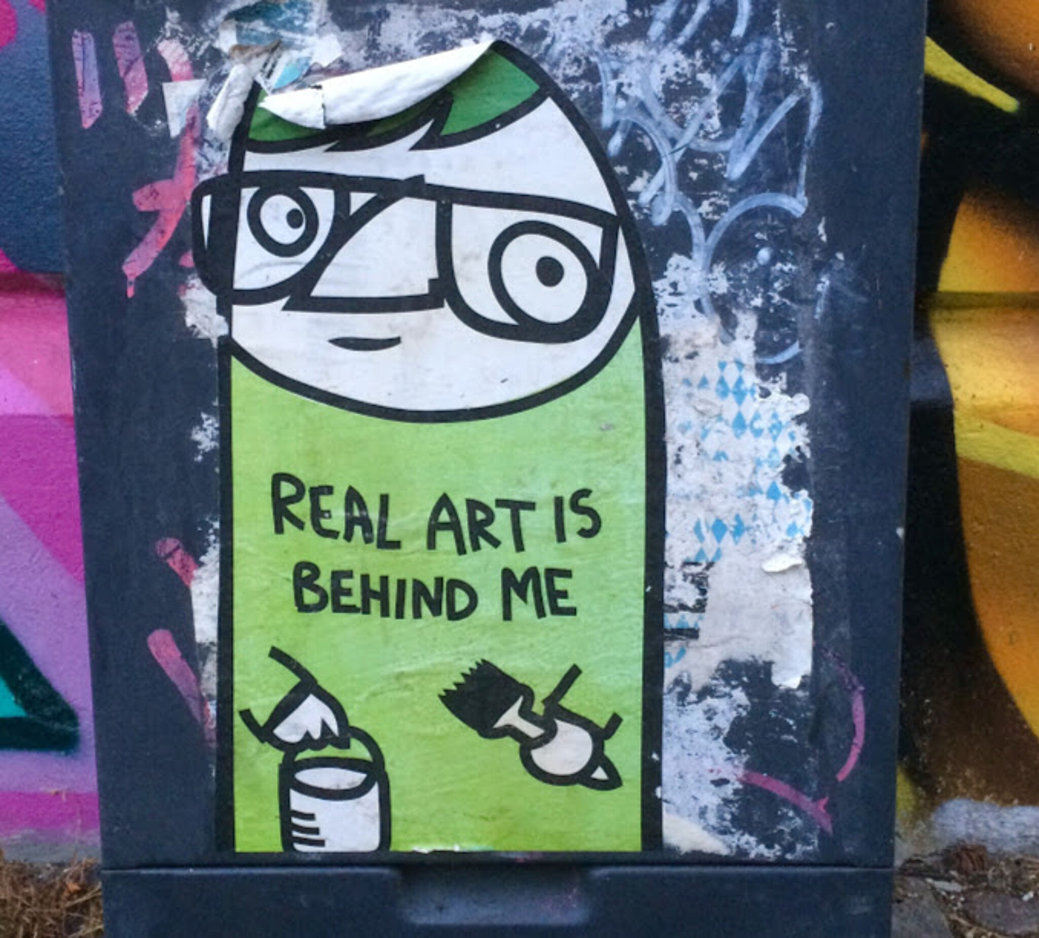 Kissmama&mdash;Real art is behind me