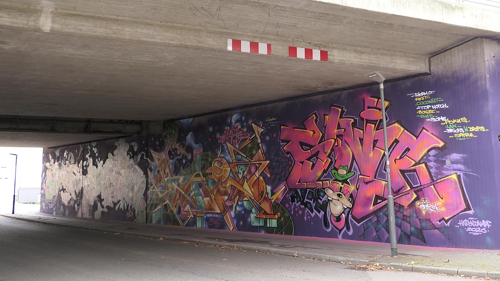 —Graffiti Gallery - Hafendampf 2026 Underpass A44