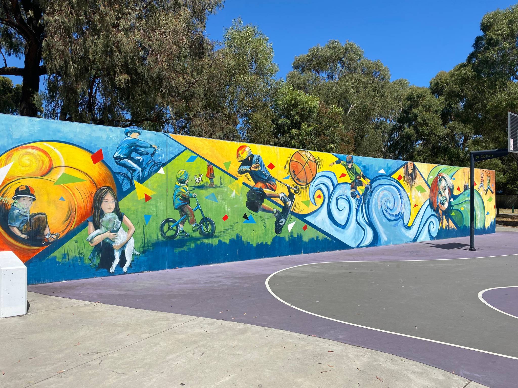 Melbourne's Murals&mdash;Ballam Park Mural 