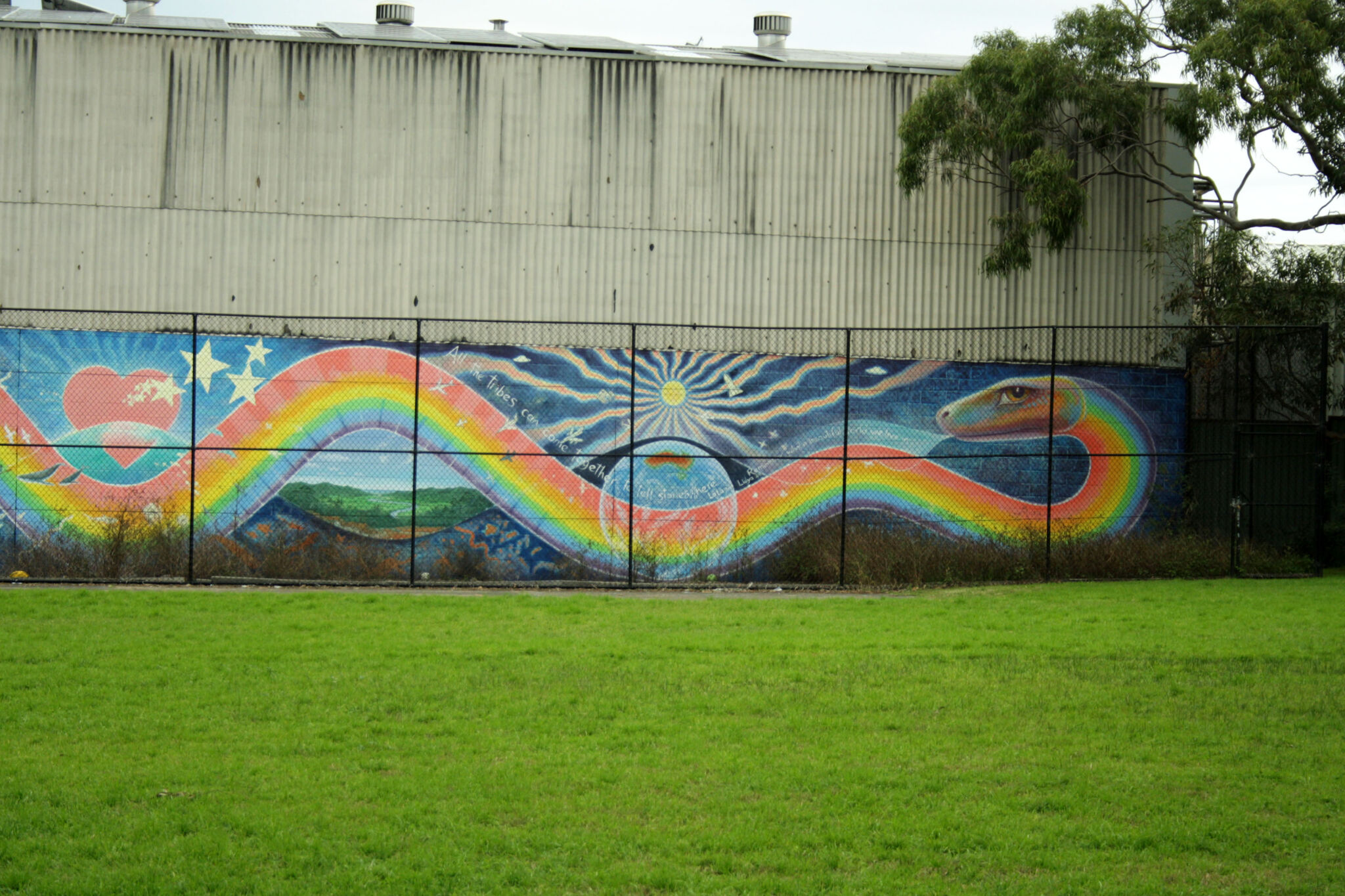 Robin Martin&mdash;Marrickville Public School Rainbow Serpent