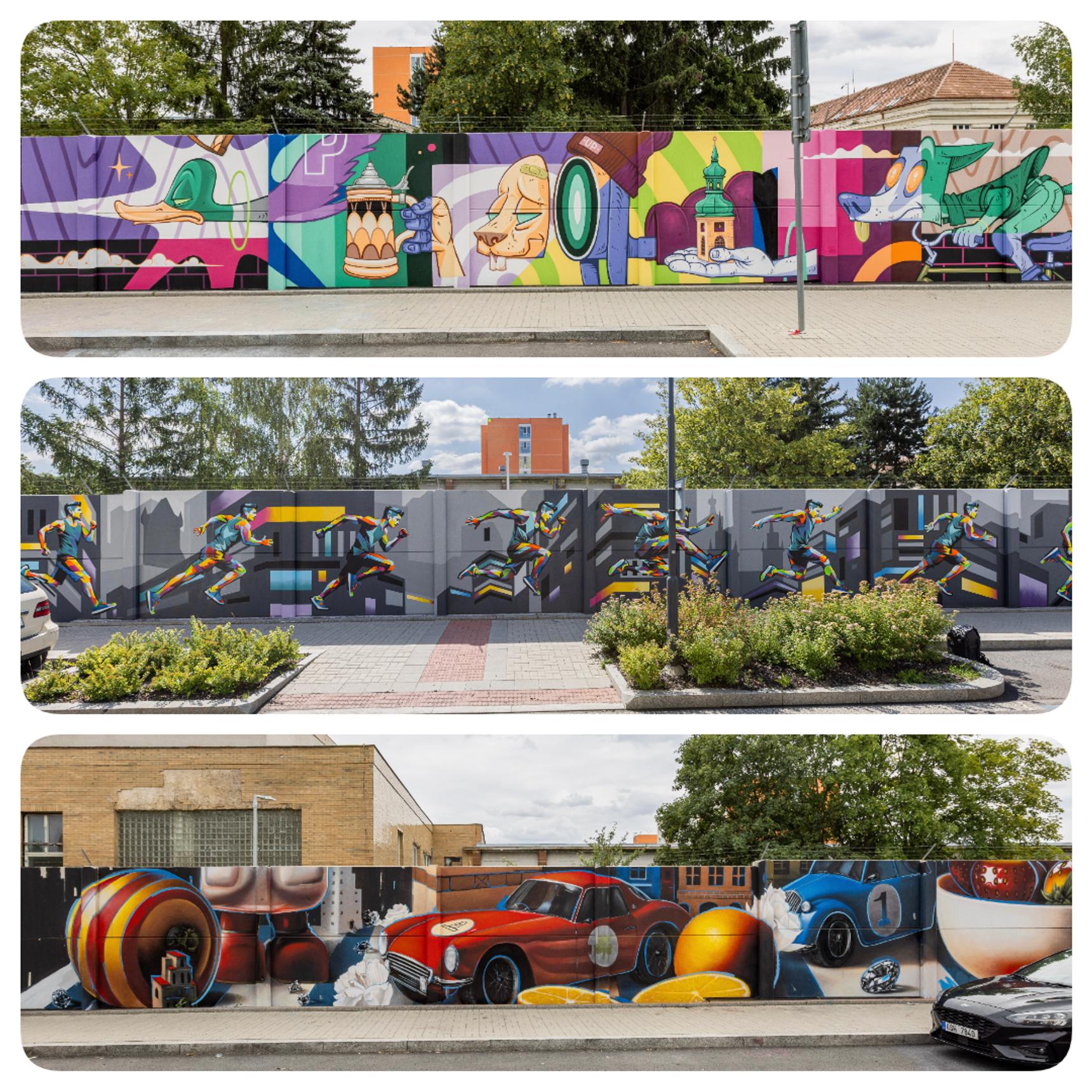 —Mural Ruzyně – Krása města v pohybu (City Beauty in Motion)