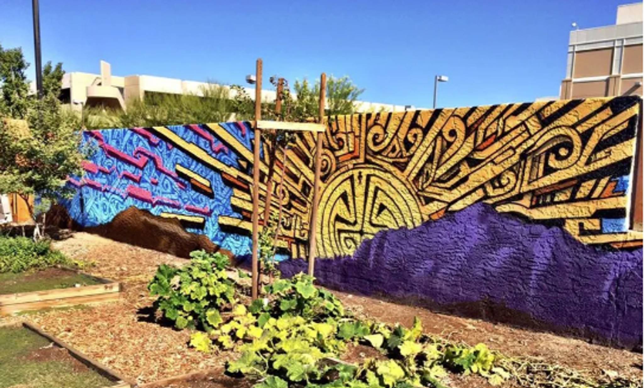 Thomas "Breeze" Marcus&mdash;Mesa Urban Garden Mural #2