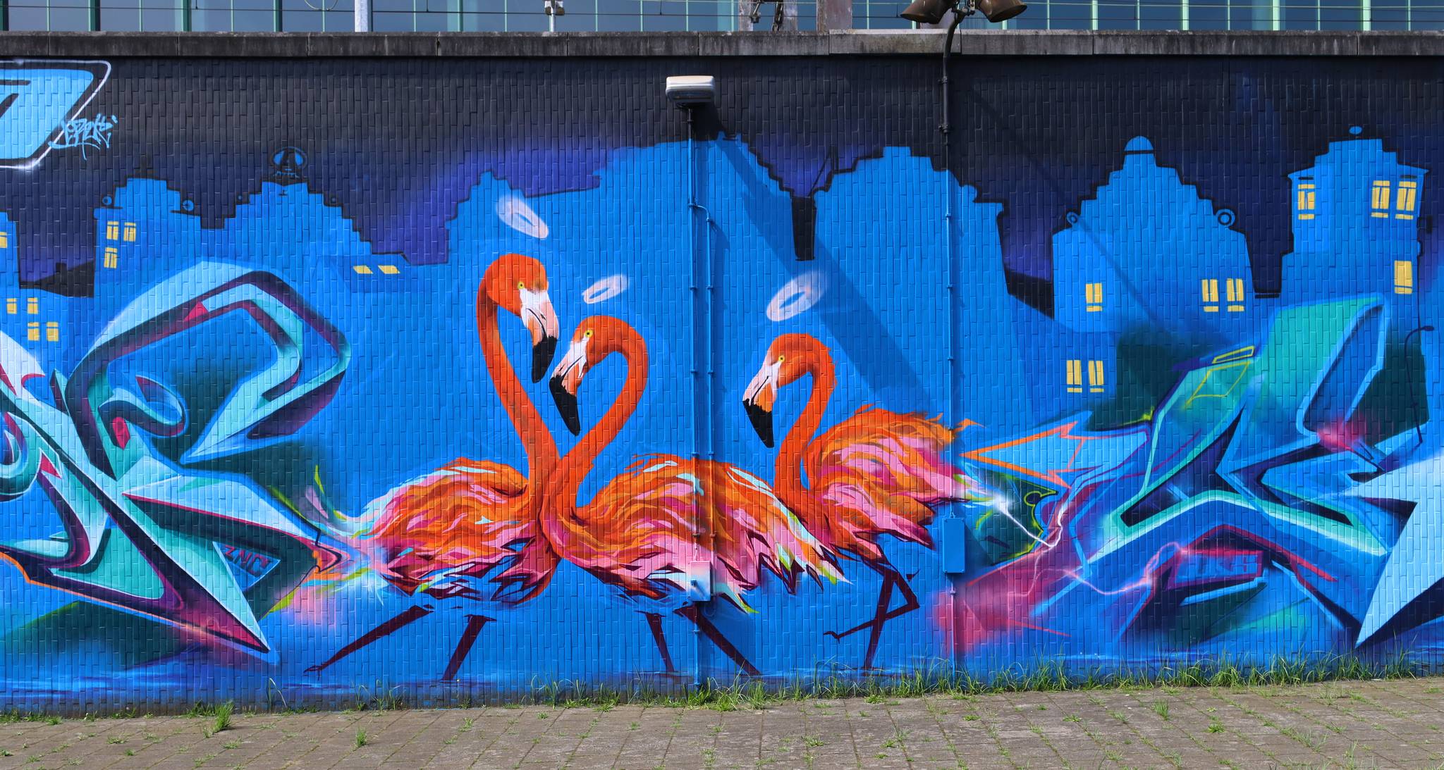 CAZN1, WAF, Fuck1, Obra, Tesda&mdash;Station Berchem - Los Flamigos