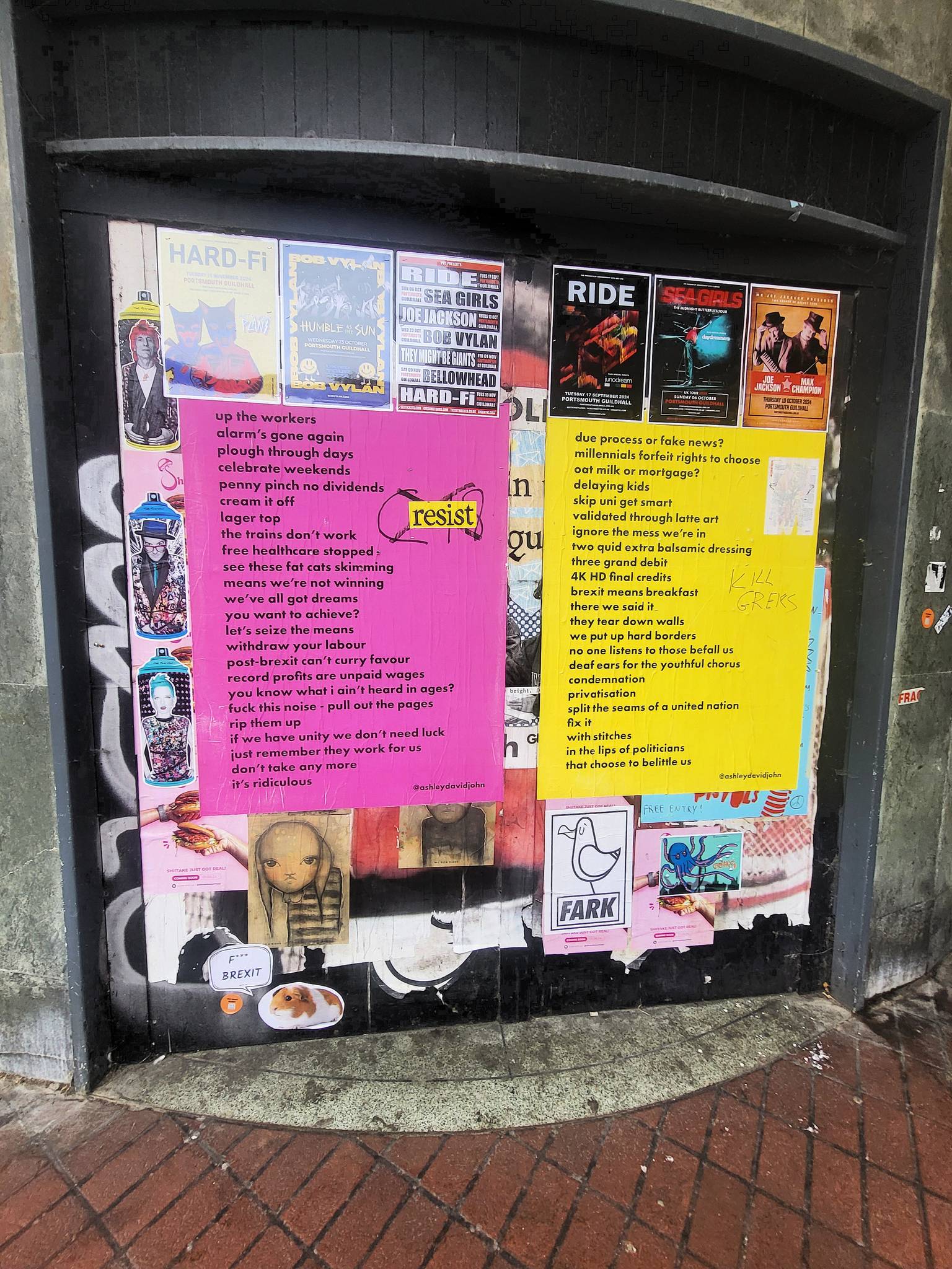 Roo Abrook, farkFK, My Dog Sighs, RoosArt, Mister Samo, Berk MLC, South Soak, Various Artists, Claudia La Bianca, Irony&mdash;Palmerston Road Precinct 