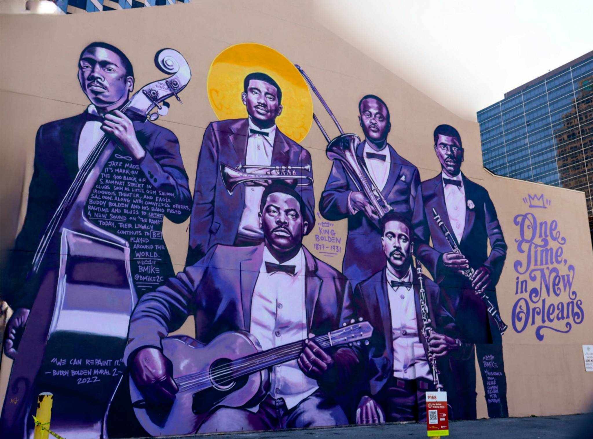 Brandan "BMike" Odums, Studio BE students&mdash;Buddy Bolden Mural