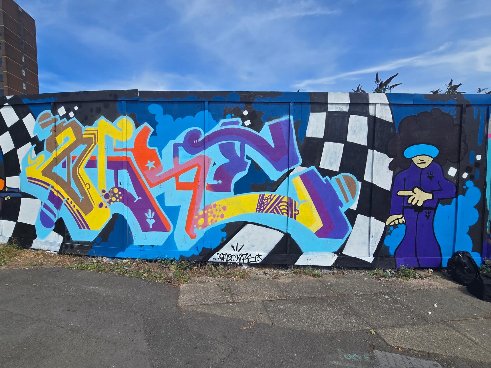 Sweetheart Streetart, Marko Antonio—Broadway to Brooklyn Ferry Express Tribute