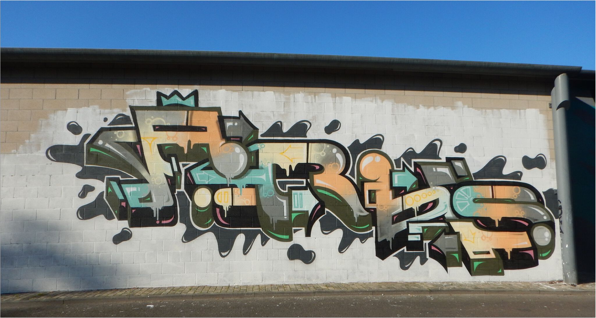 Noname, Urbanart, spray can arts&mdash;Espace Sport de Fléron