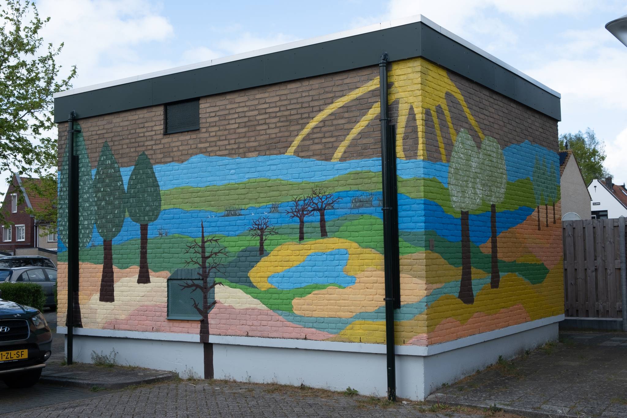Thea Zweije&mdash;Mural 99Jeekelstraat