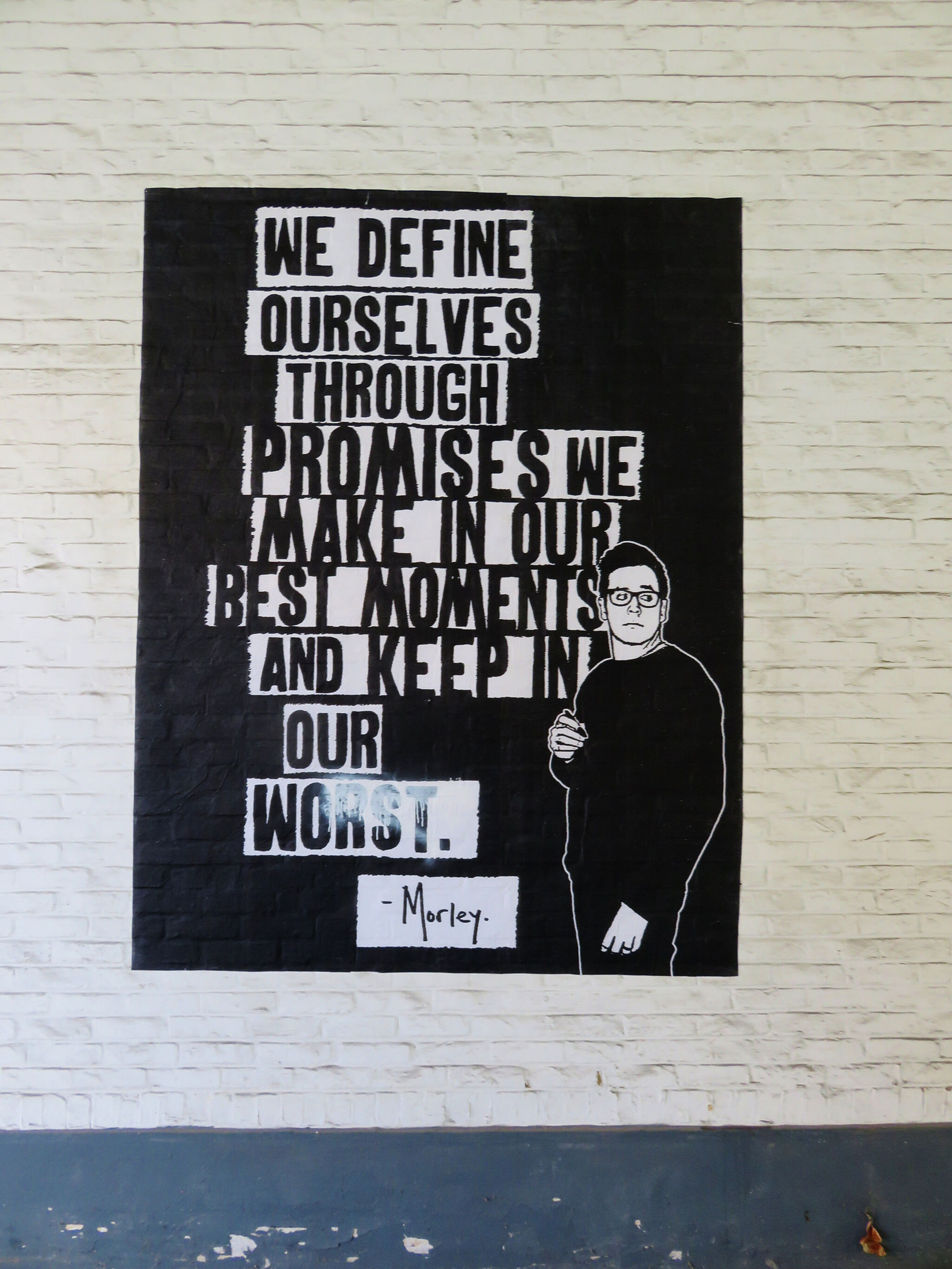 Morley&mdash;We define ourselves..