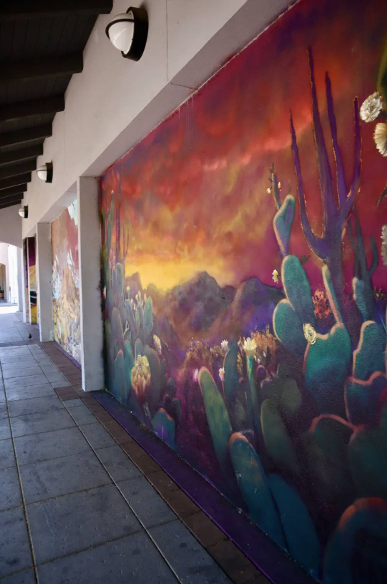 Steve Caballero&mdash;Desert Landscape Mural #3