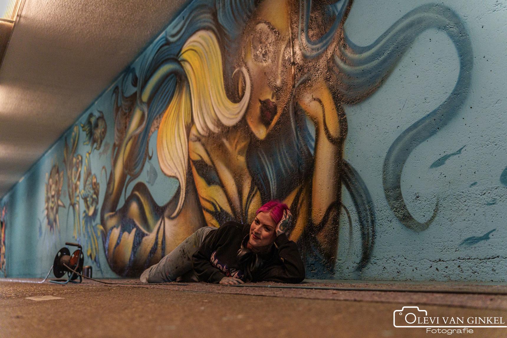 Zmaja, Marloes De Kiewit, Laxmi Manuela, Simian Switch, VAAF, Toscanabanana, Sokaris, Anouk Brand, Lucile Van Laecken, Rutger Termohlen, Sowet, Zark, Studio mutoni, Sasko, Kseniia Nel—Bospoorttunnel 'Wij eisen de nacht op'