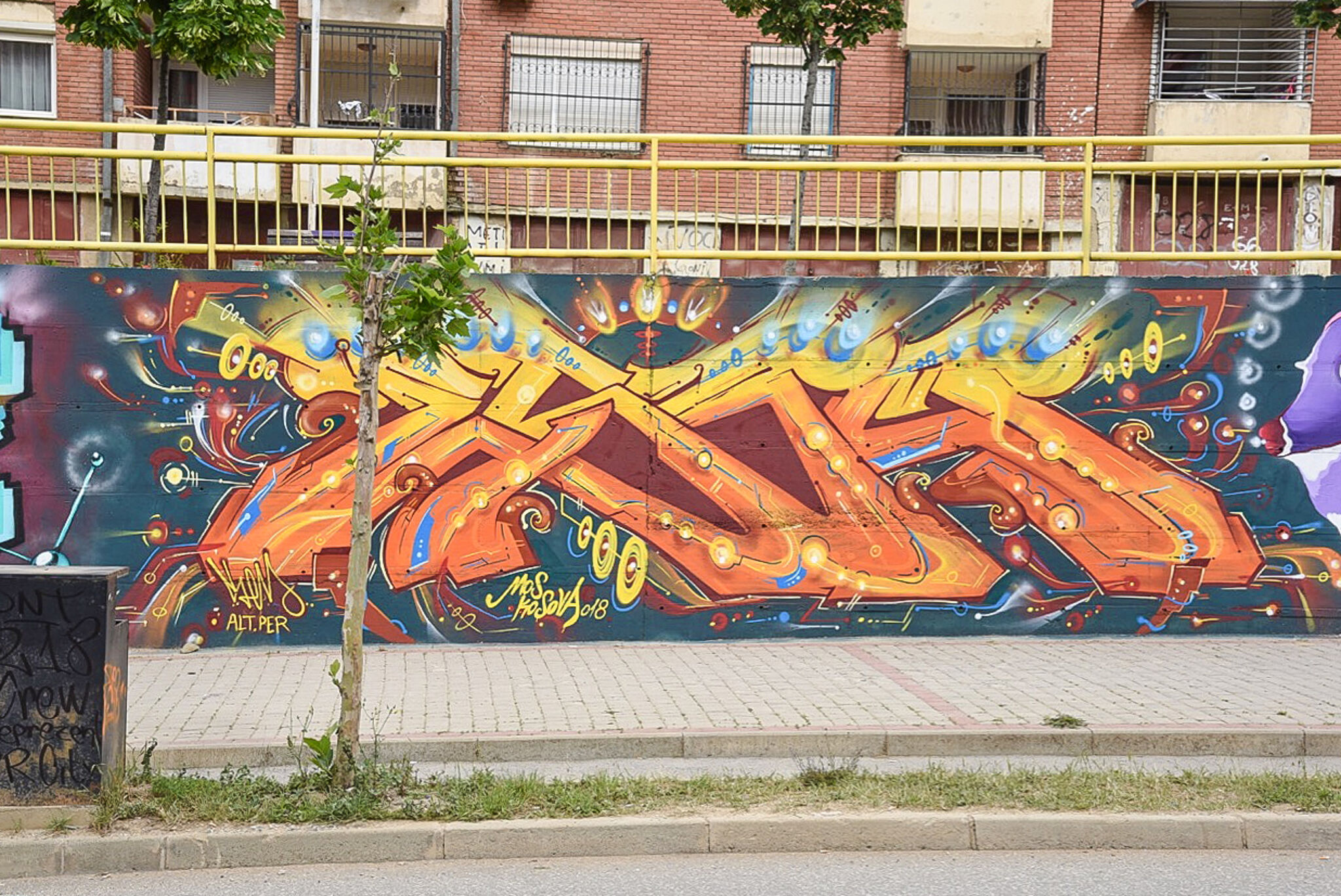 SEM&mdash;Graffiti_SEM_FOR_MOS_Kosovo_2018