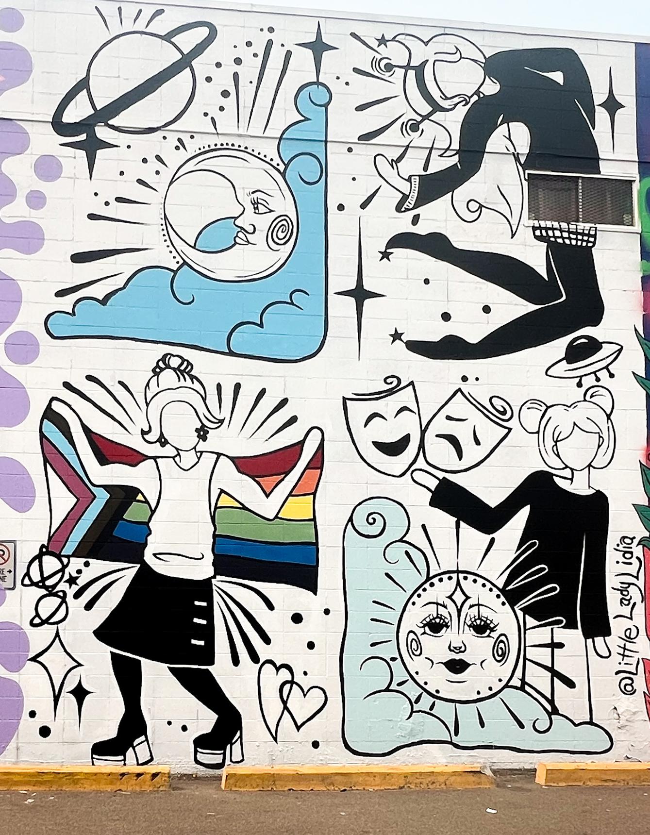 Little Lady Lidia—Little Lady Lidia - SouthBARK on Whyte Mural Jam