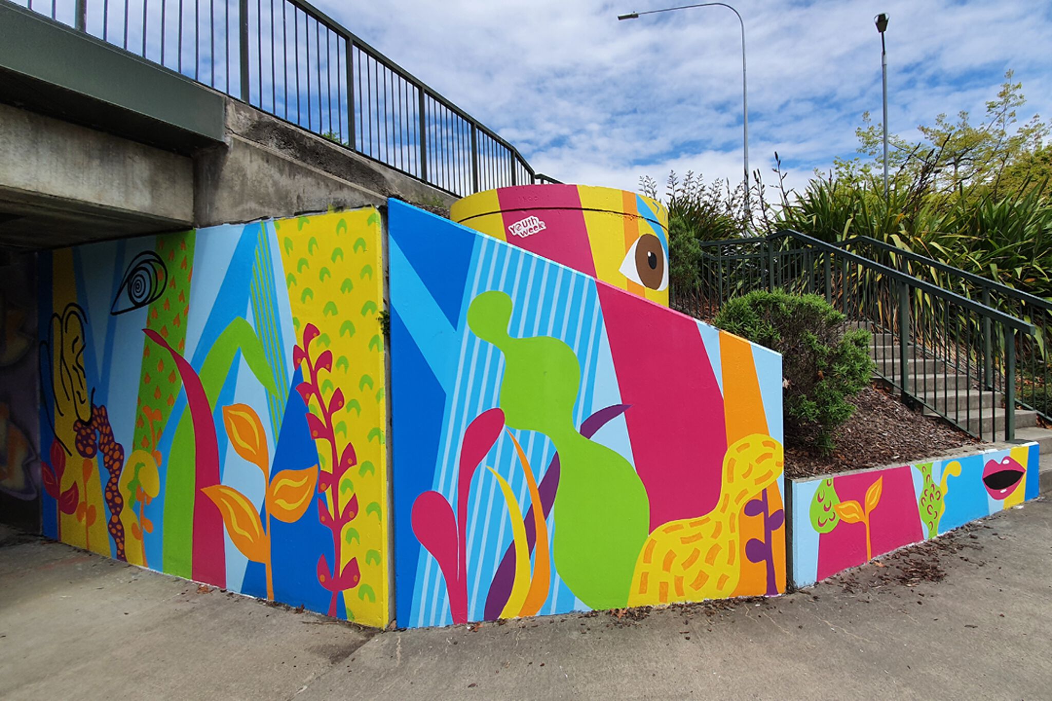 Stef Naldi, Cristina Rule&mdash;Youth Voice Mural