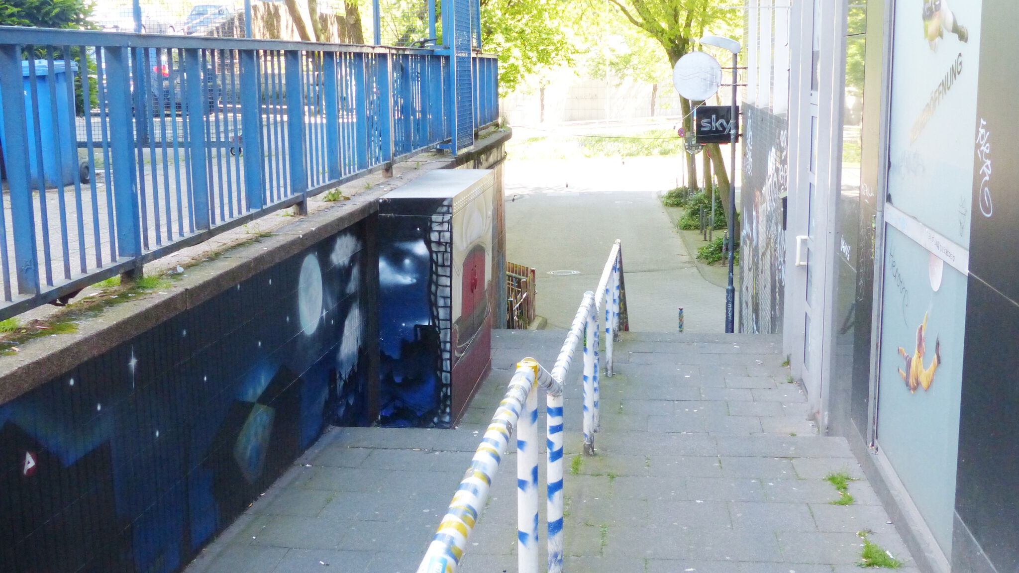 BRES, local kids&mdash;Stairway Am Porscheplatz / Kreuzeskirchstraße