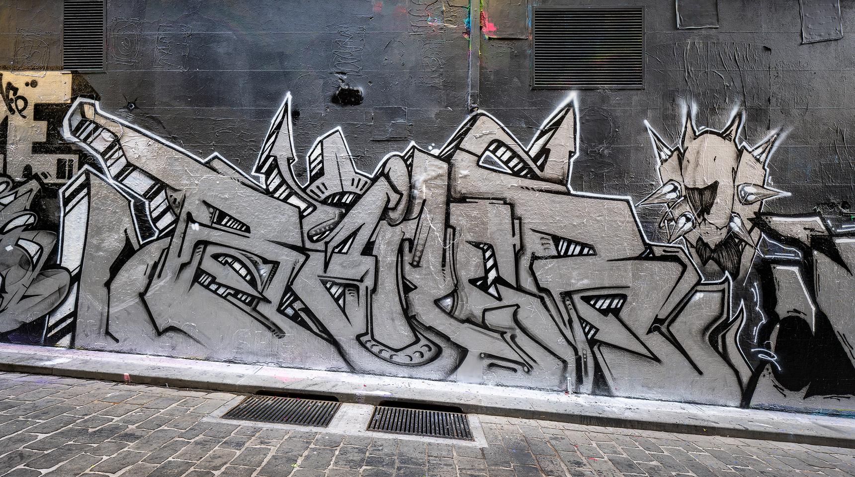 Bailer—Silver and Black