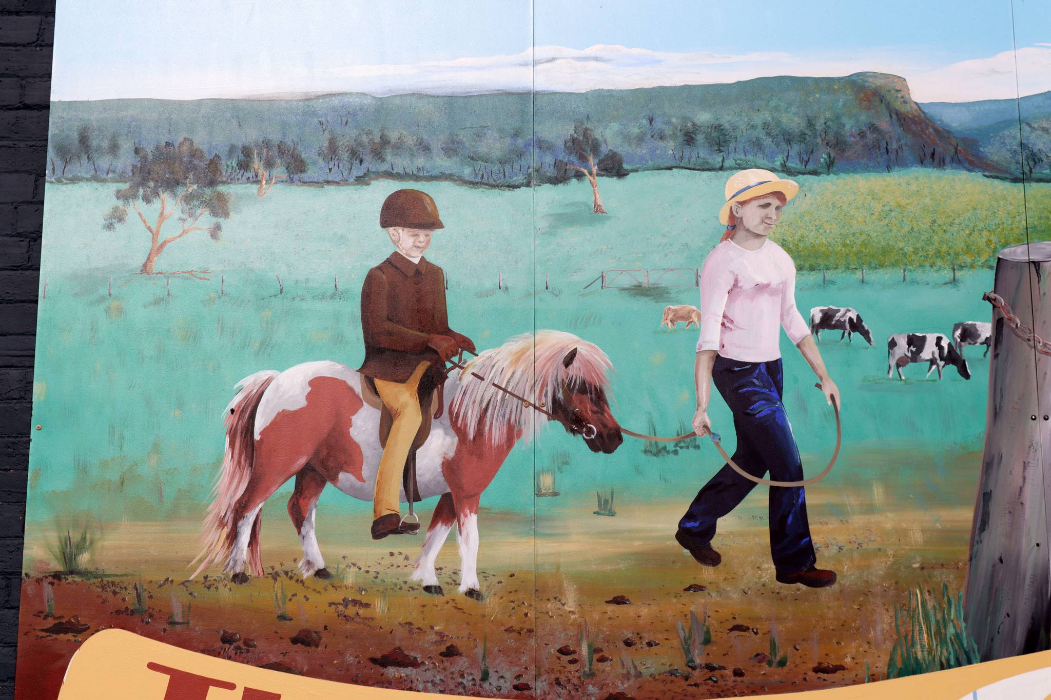 Wayne Stewart&mdash;Gentle Cow Mural