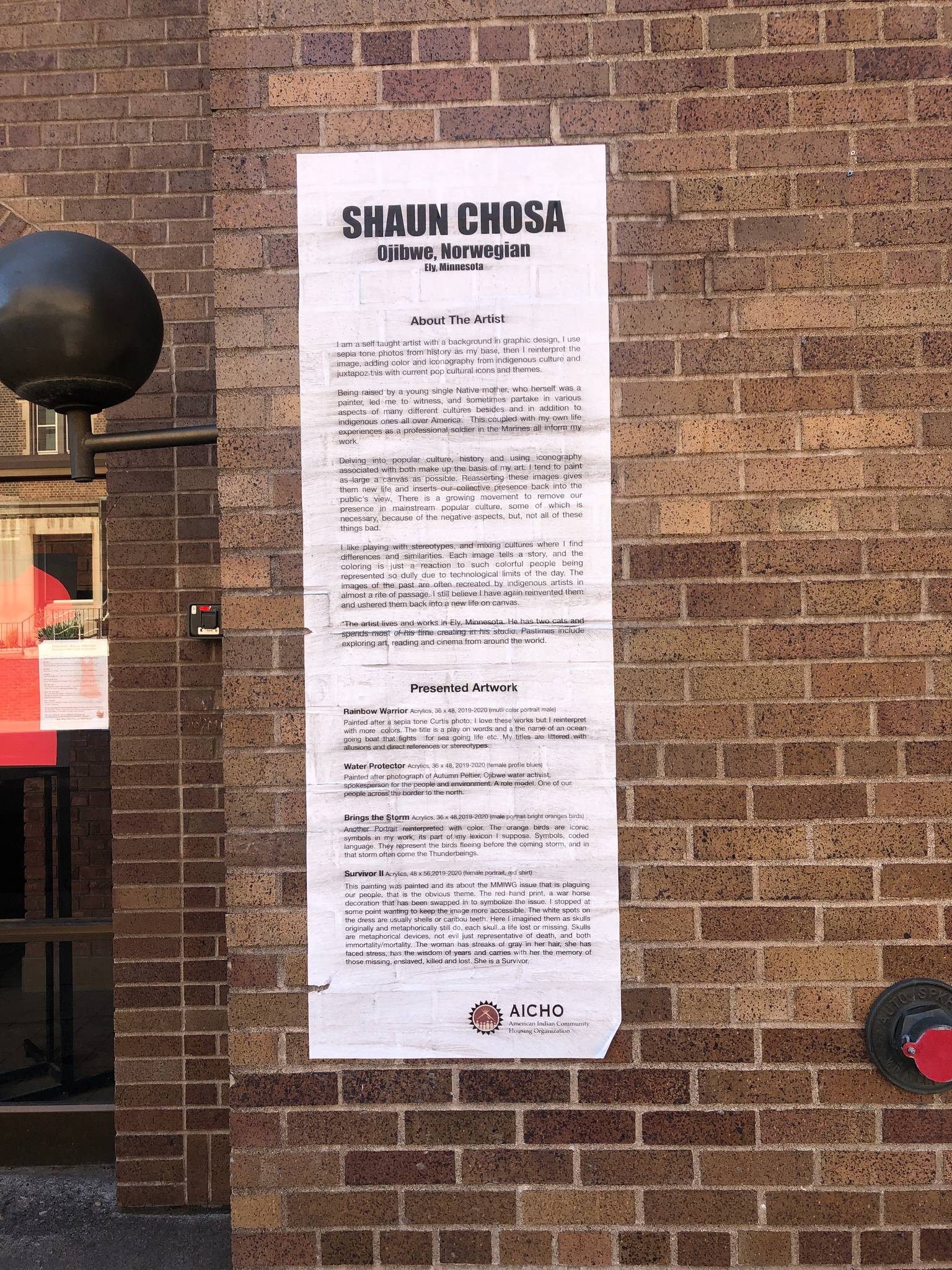 Shaun Chosa&mdash;Powless Cultural Center