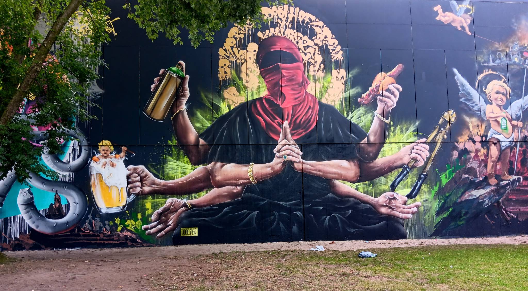 Sander Dolstra, Dosa,Moris (Doolhof), Moris&mdash;Graffiti-Shiva