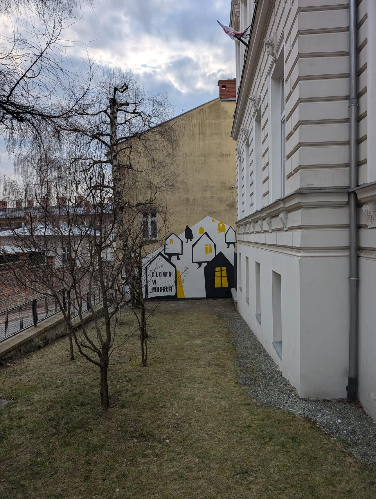 Students of the Julian Falat State High School of Fine Arts—Head in the Walls