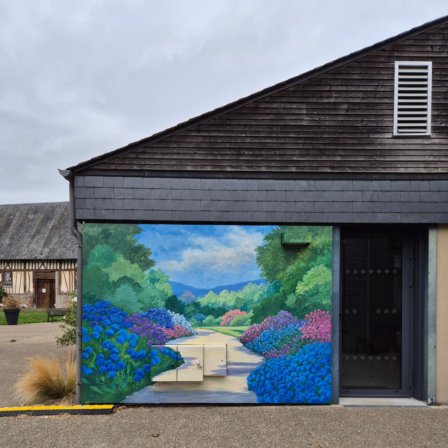 Frederique Baray—Le chemin aux hortensias
