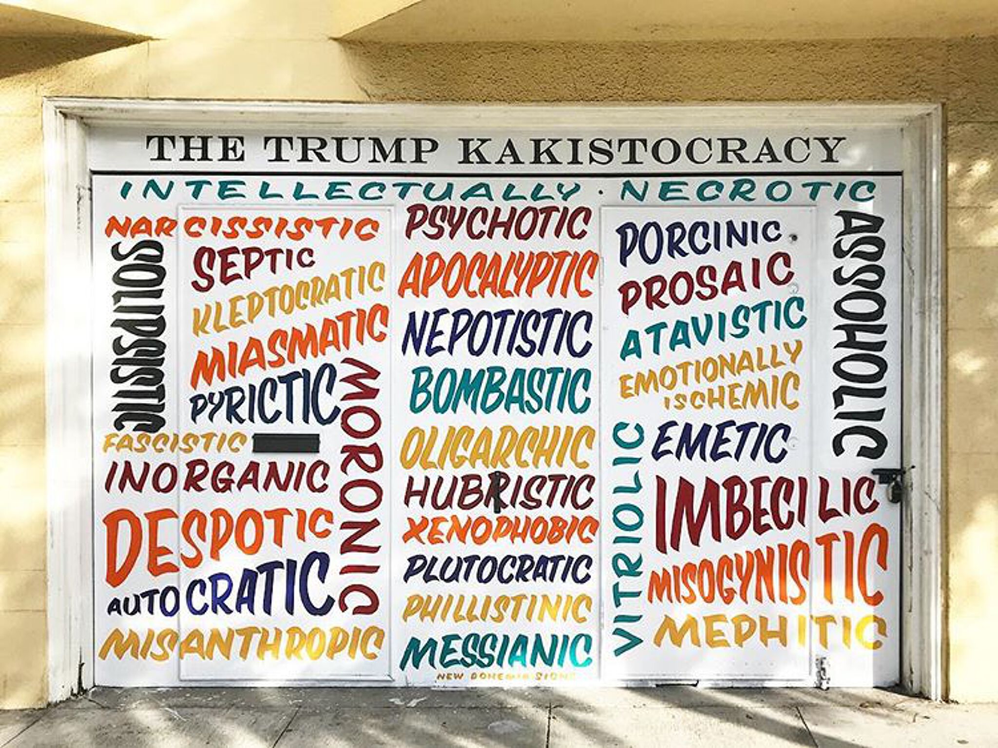 New Bohemia Signs&mdash;The Trump Kakistocracy