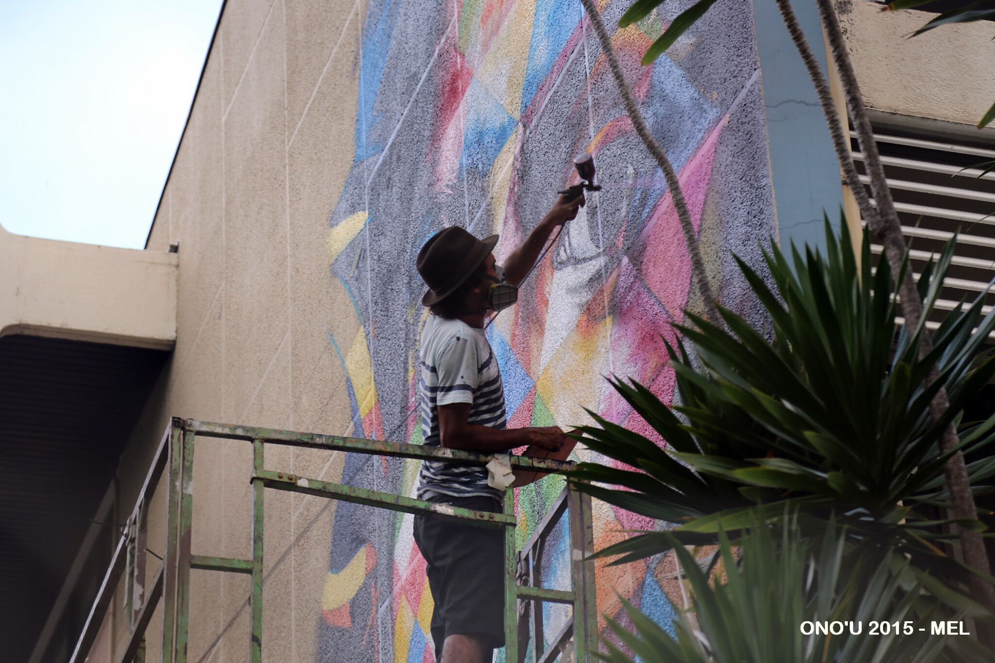 Eduardo Kobra&mdash;Kobra in Papeete