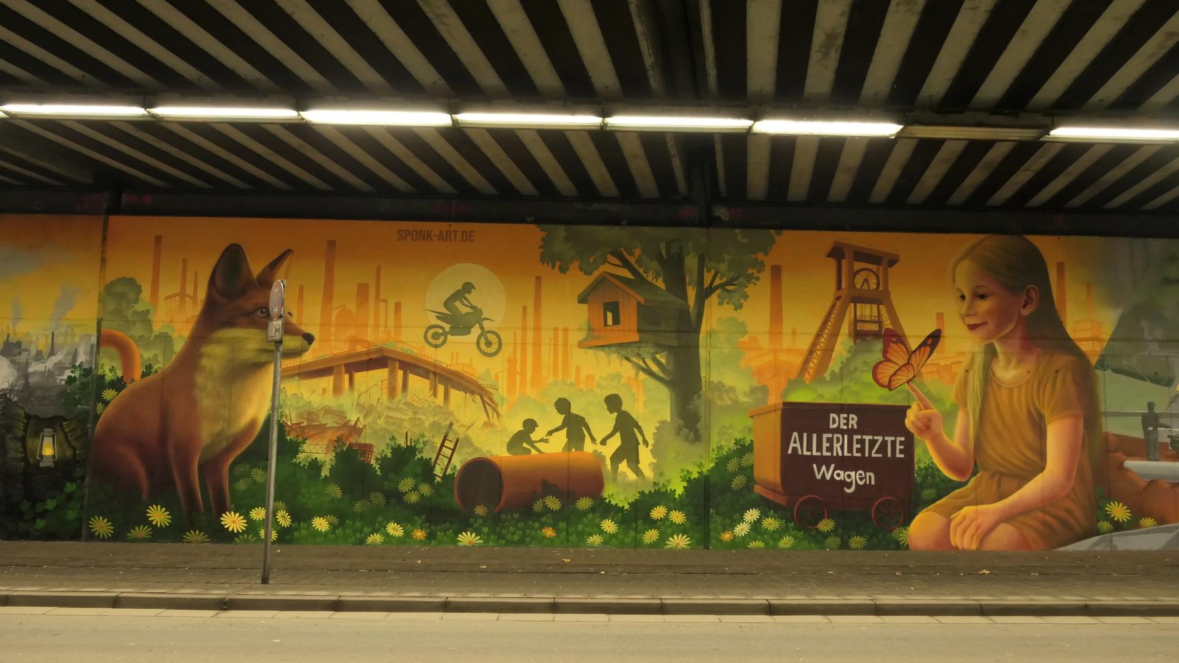 DAN , WIXONE, Mone, DRK Crew, SPONK, Beni Veltum, Alex Terboven, Levin Tomala, Knut Köhler, Chris Gollan—Kulturcollage Tunnel Wickingstraße