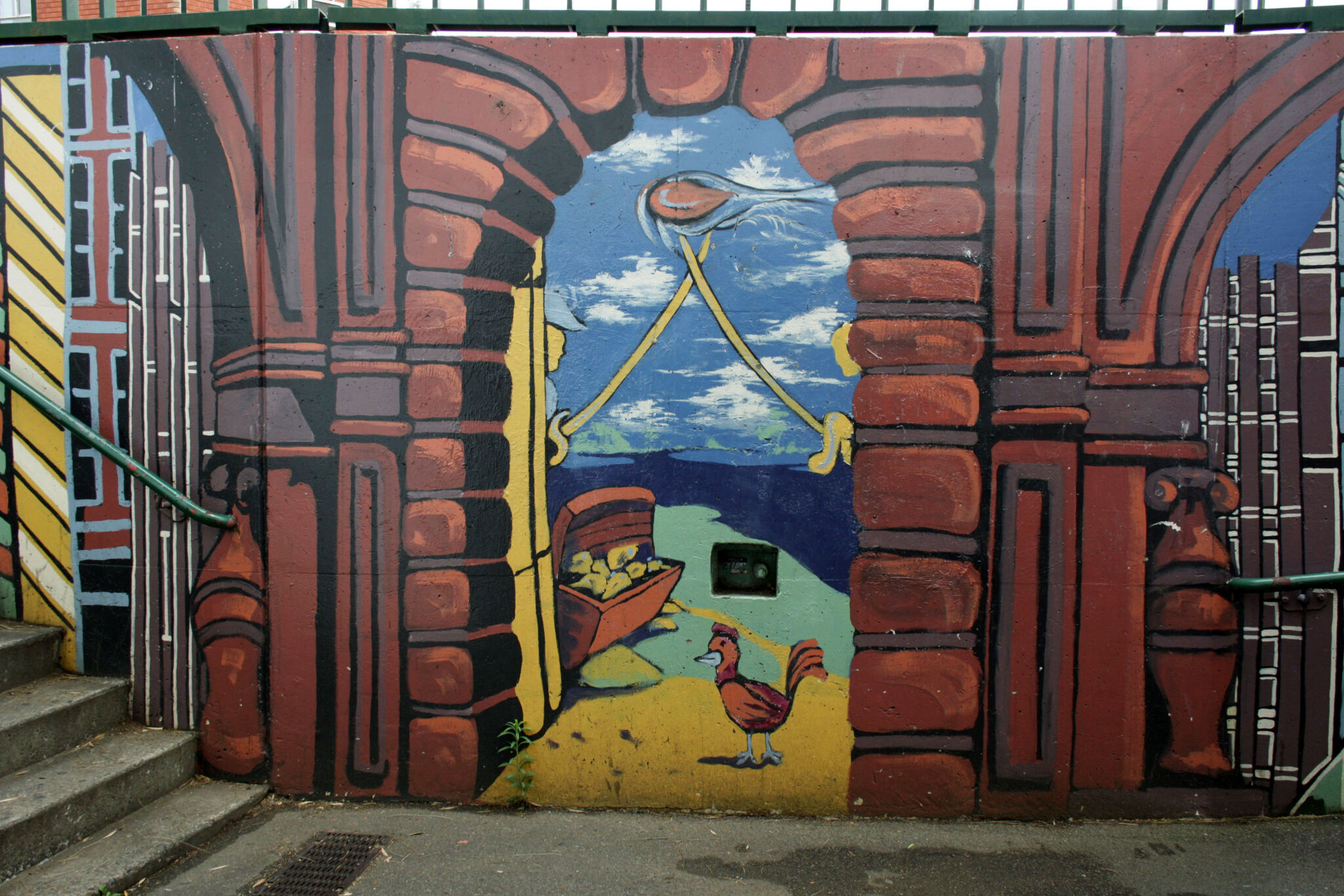 Catherine McCauley High School, Holroyd High School&mdash;Merrylands Station Underpass Mural