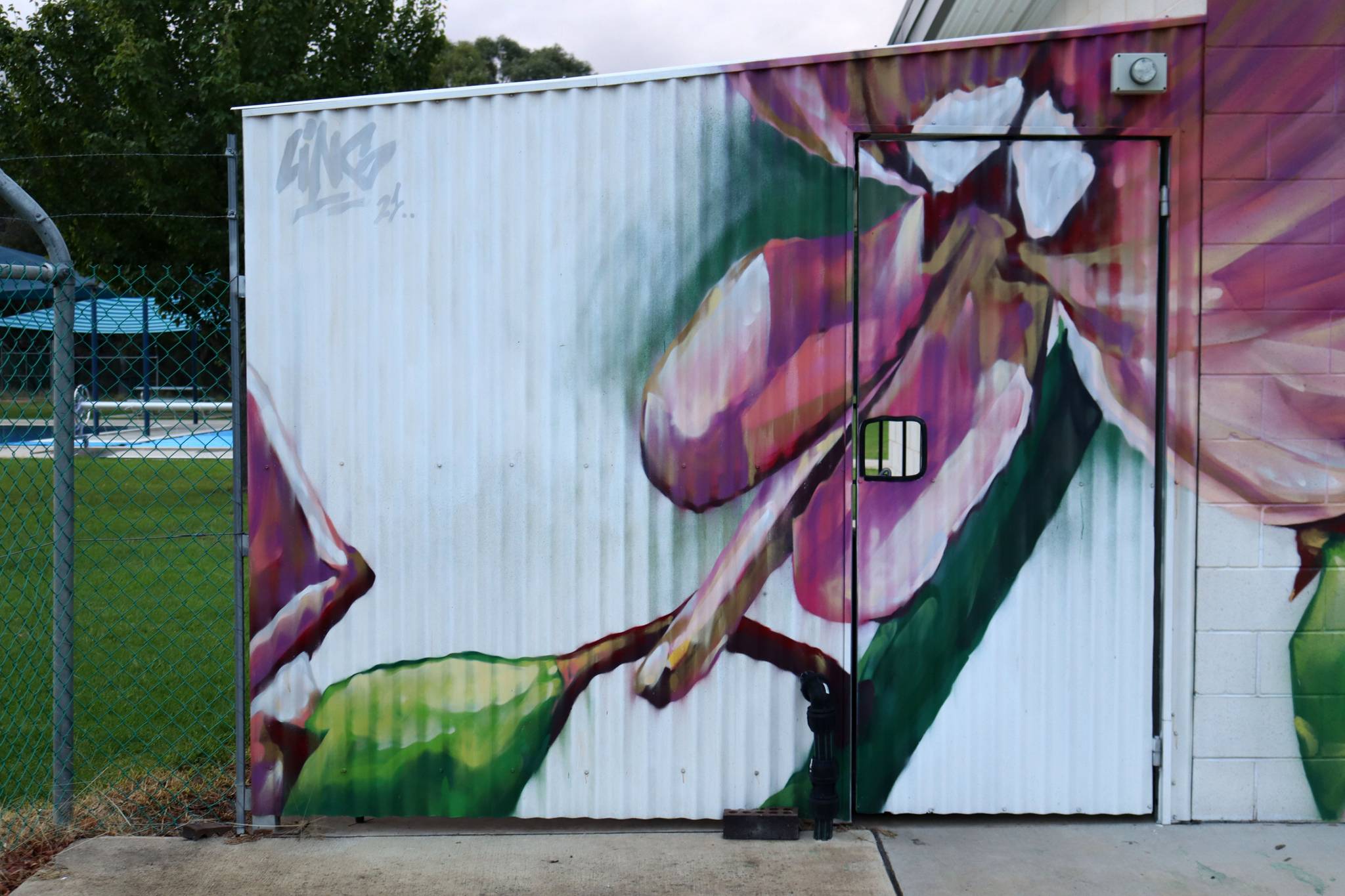 Ling&mdash;Jerilderie Swimming Pool Mural