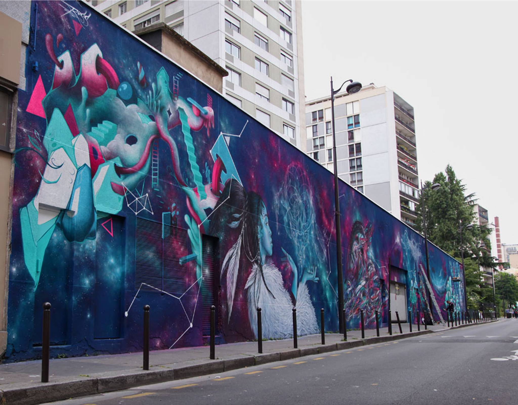 Jordan Harang &mdash;Collaborative mural