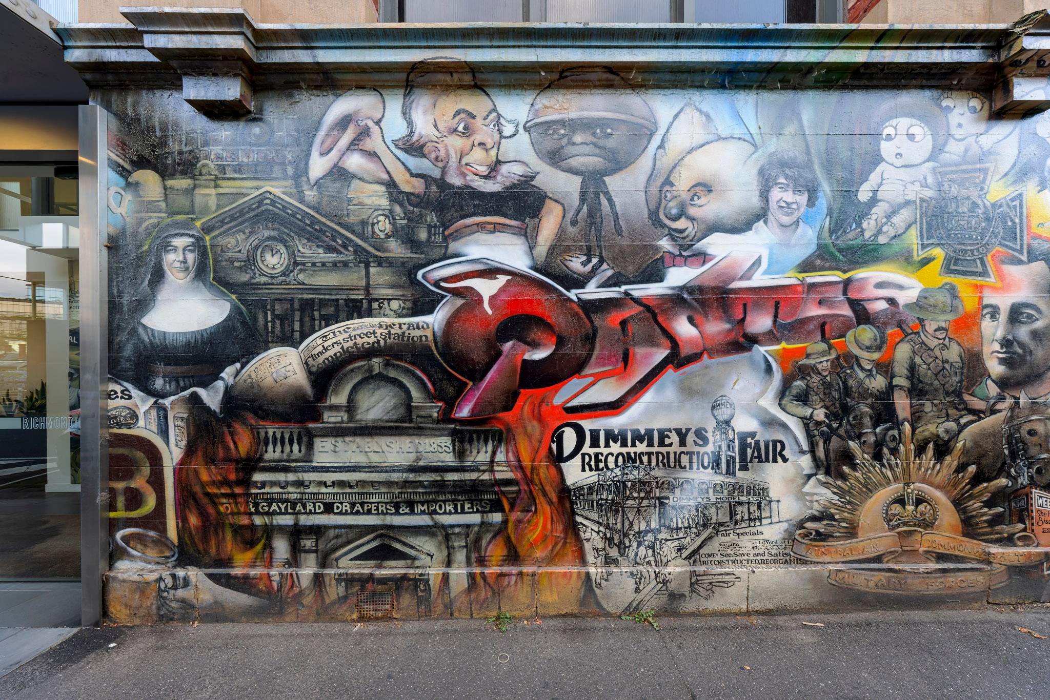 Hayden Dewar&mdash;Dimmeys Mural